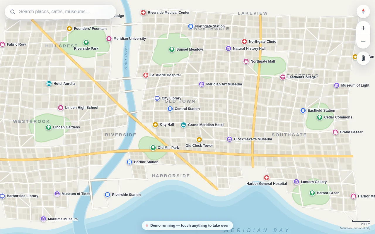 Claude Sonnet 5.5, Claude Code: City maps navigator: render