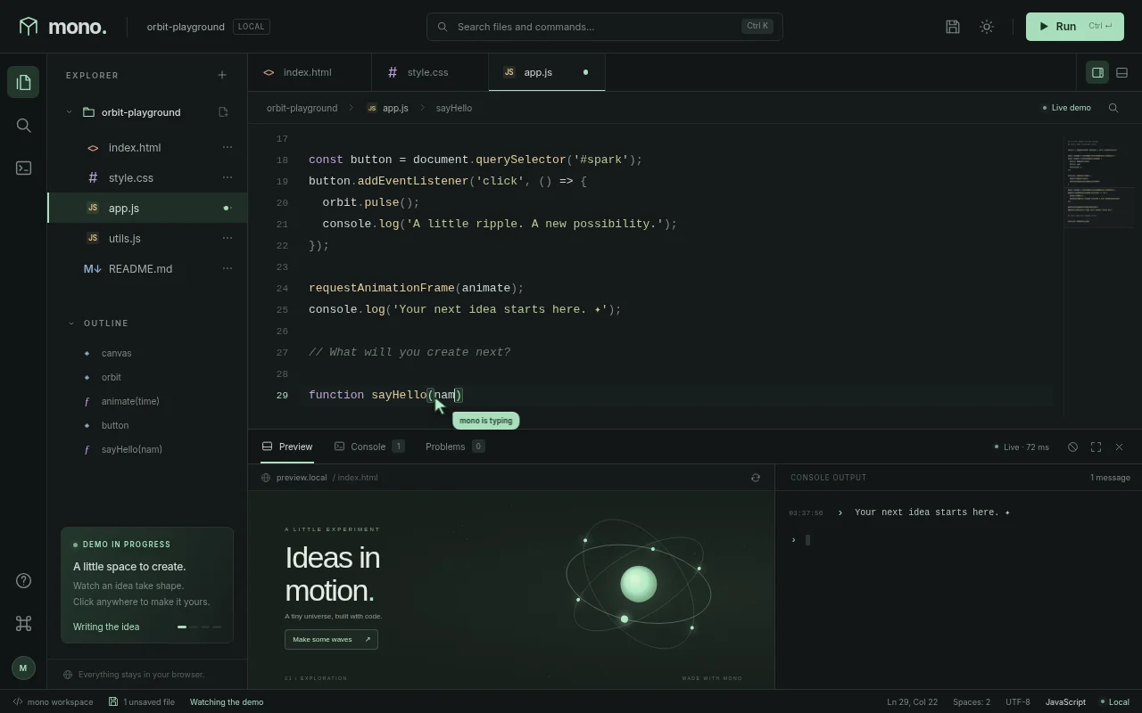 GPT-6 Astra's output for Code editor