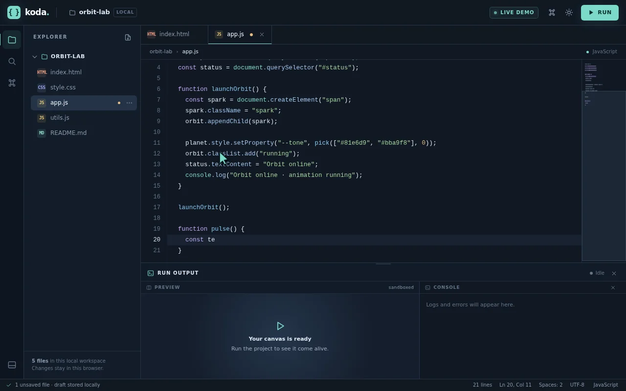 GPT-6 Sol's output for Code editor