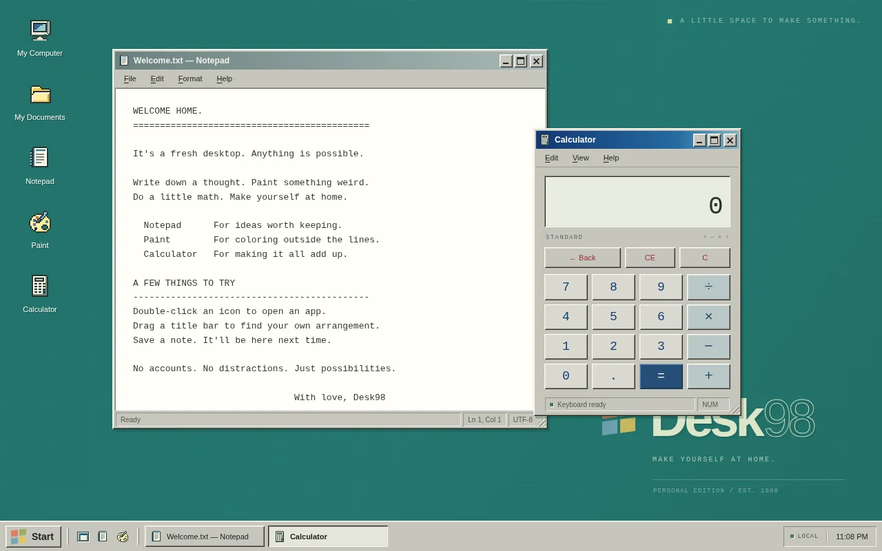 GPT-6 Astra's output for Retro desktop
