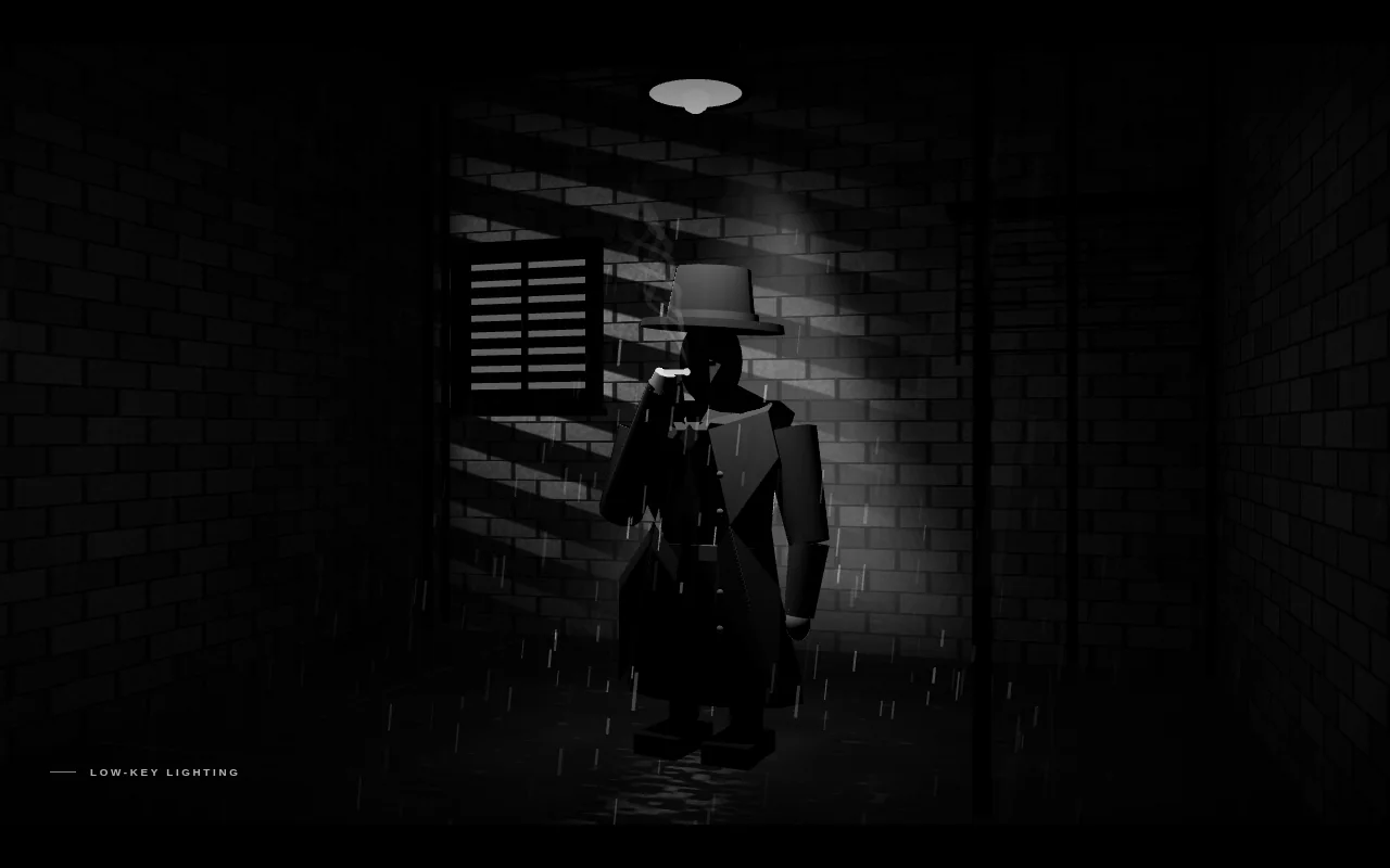 GPT-6 Sol's output for Cine noir low key