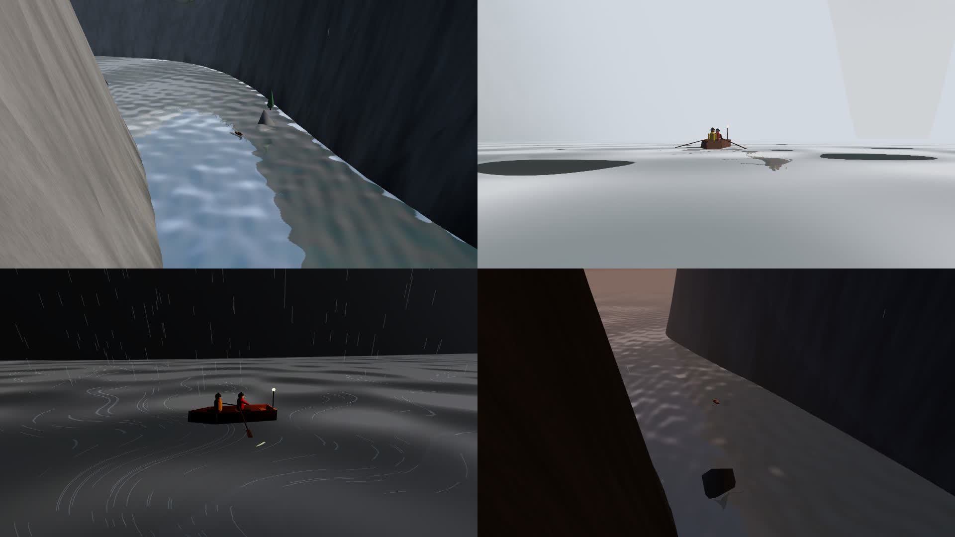 The four frames of the first build that the model was shown in the fix turn