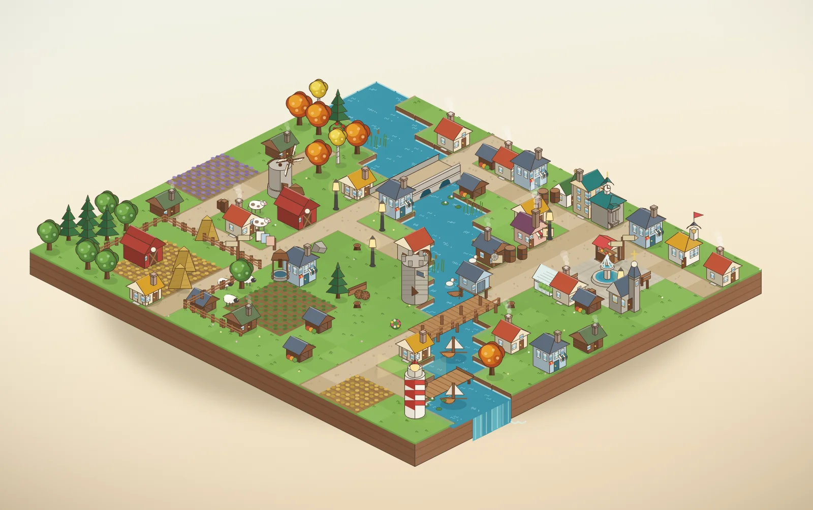 DeepSeek V4.1 Flash's SVG for Isometric SVG town with sprite sheet