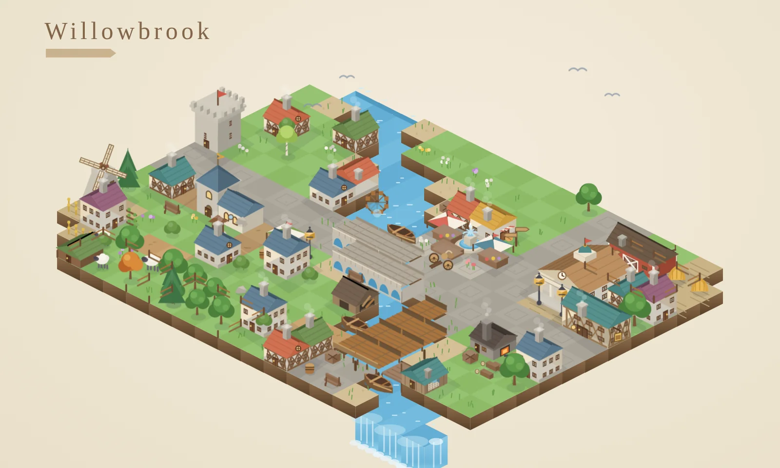 DeepSeek V4.1 Flash's SVG for Isometric SVG town with sprite sheet