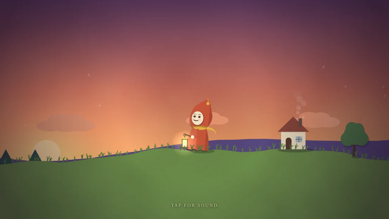 Claude Fable 5.1's output for Animated short (HTML/JS)