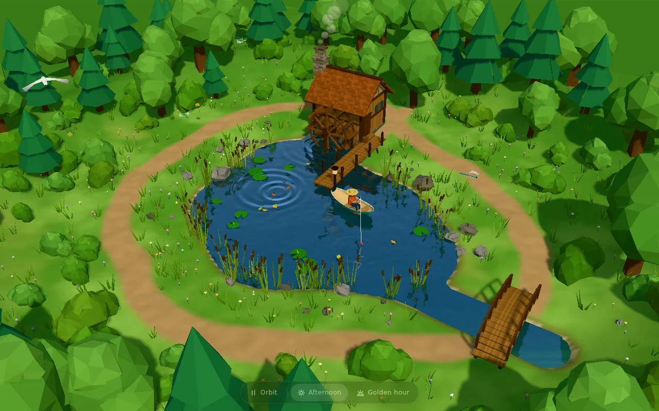 Claude Sonnet 5.5's output for Stillwater pond