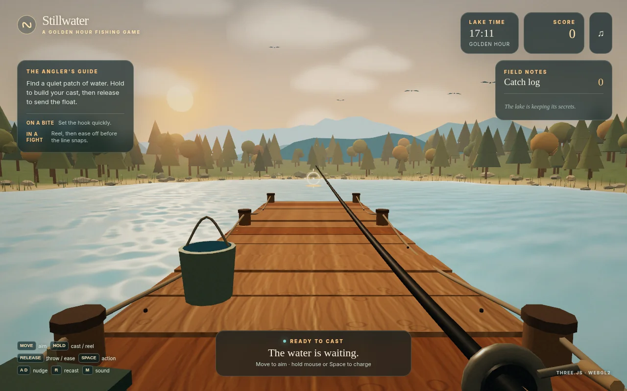 GPT-6 Sol's output for Webgpu fishing game