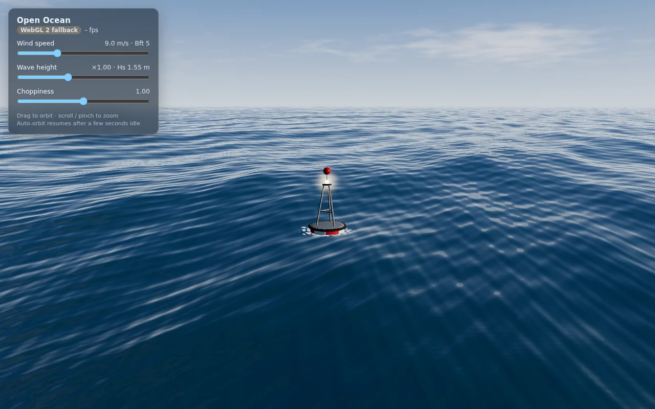 Claude Opus 5.5's output for Webgpu ocean wave physics