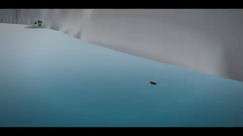 Kimi K3, Kimi Code CLI: Fjord scene (Three.js)