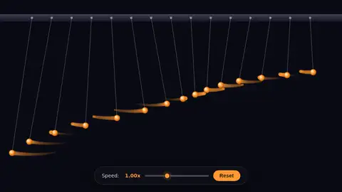 DeepSeek V4 Pro, Raw API (one-shot): 002 Pendulum Wave