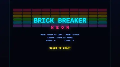 Kimi K3, Raw API (one-shot): 004 Brick Breaker Neon
