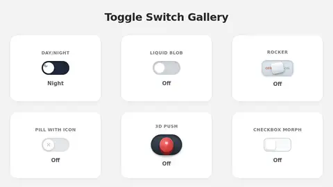 DeepSeek V4 Pro, Raw API (one-shot): 010 Toggle Switch Gallery