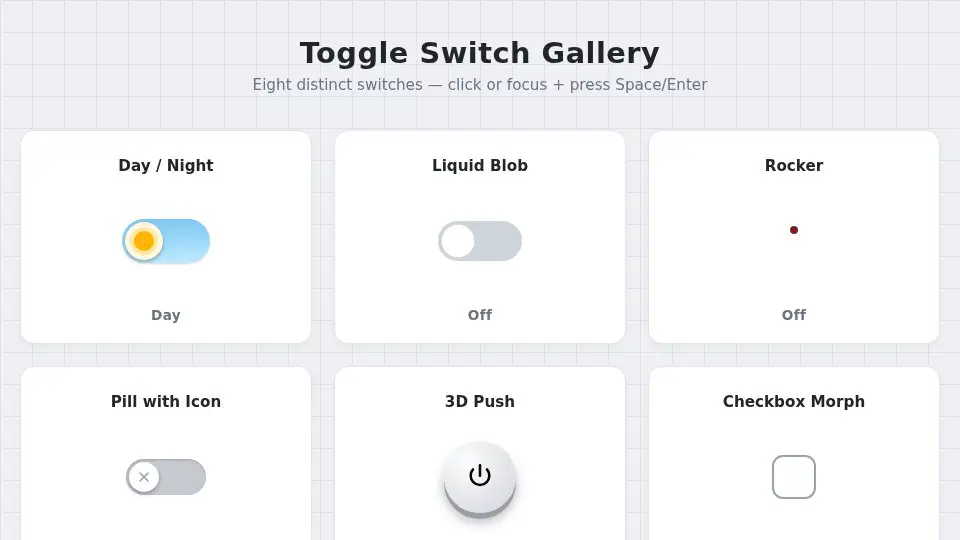 Claude Sonnet 5's output for 010 Toggle Switch Gallery