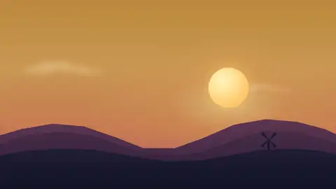GPT-6 Luna, Raw API (one-shot): 011 Pure CSS Sunset