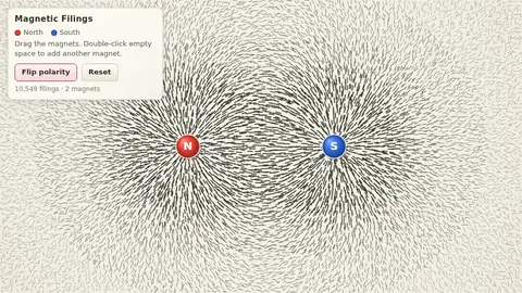Claude Fable 5.1, Raw API (one-shot): 012 Magnetic Filings