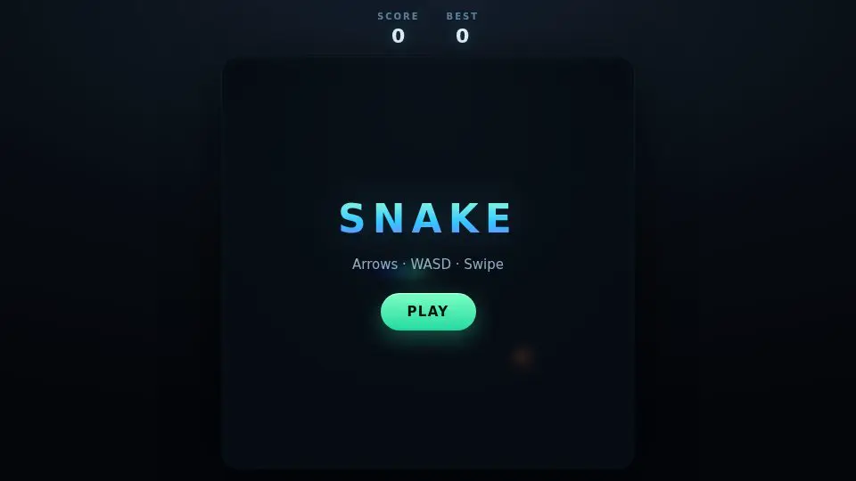DeepSeek V4.1 Flash's output for 014 Snake Reimagined