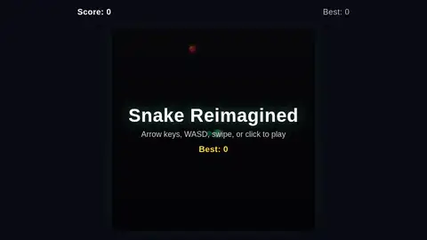 DeepSeek V4 Pro, Raw API (one-shot): 014 Snake Reimagined