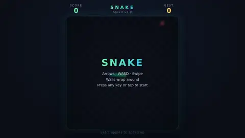 Claude Fable 5.1, Raw API (one-shot): 014 Snake Reimagined