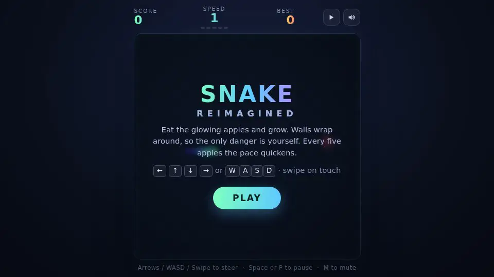 Claude Opus 5.5's output for 014 Snake Reimagined