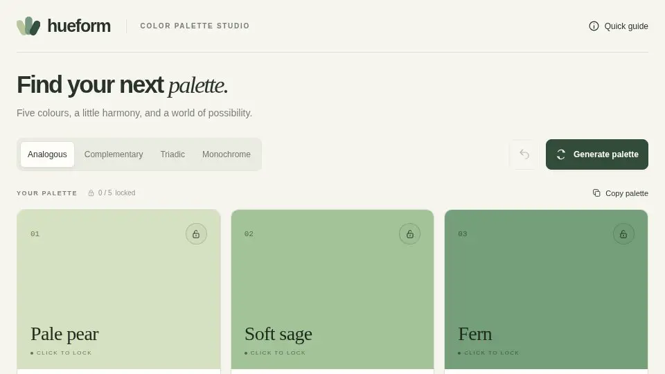 GPT-6 Astra's output for 015 Color Palette Studio