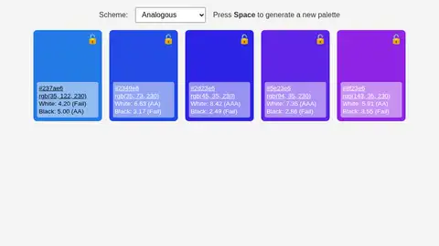 gpt-oss-120b, Raw API (one-shot): 015 Color Palette Studio