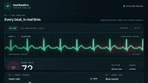 GPT-6 Sol, Raw API (one-shot): 016 Heartbeat Line