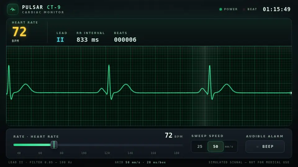 Qwen3.8 27B's output for 016 Heartbeat Line