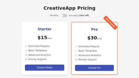 gpt-oss-120b, Raw API (one-shot): 020 Pricing Table Trio