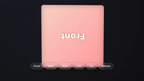 DeepSeek V4 Pro, Raw API (one-shot): 021 Rotating CSS Cube