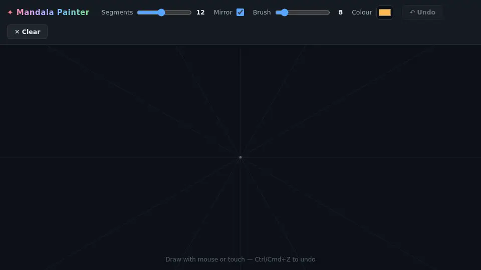Kimi K3's output for 022 Mandala Painter