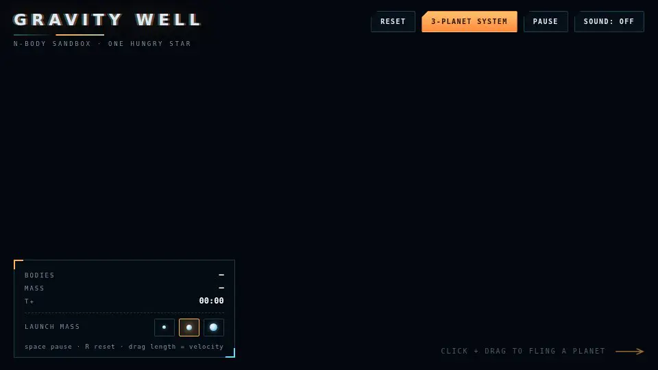Qwen3.8 27B's output for 025 Gravity Well