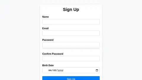 gpt-oss-120b, Raw API (one-shot): 045 Form Validation Demo
