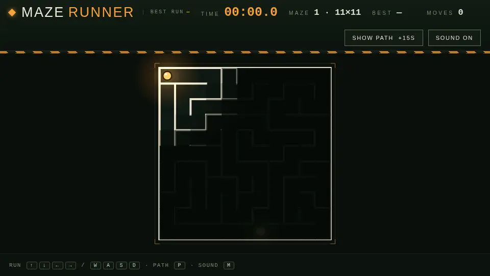 Qwen3.8 27B's output for 049 Maze Runner