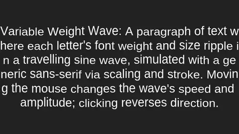 gpt-oss-120b, Raw API (one-shot): 057 Variable Weight Wave