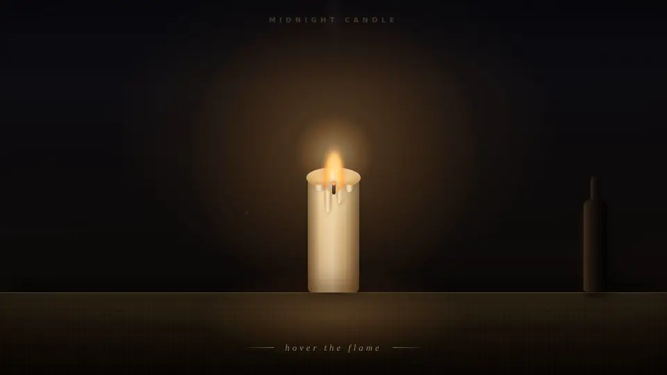 Qwen3.8 27B's output for 061 CSS Candle Flame