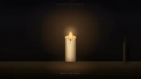 Qwen3.8 27B, Raw API (one-shot): 061 CSS Candle Flame