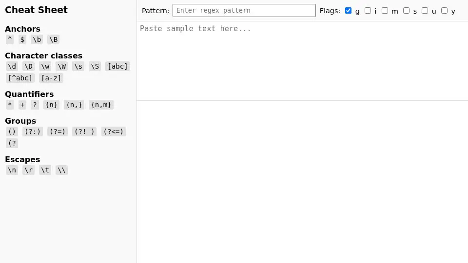 gpt-oss-120b's output for 080 Regex Playground