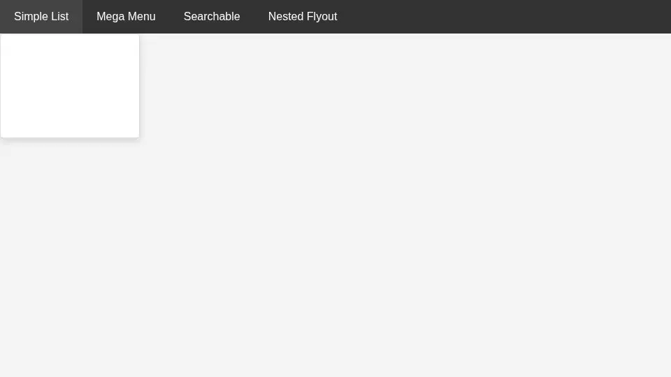 gpt-oss-120b's output for 085 Dropdown Menu Kit