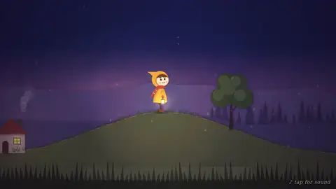 Claude Opus 5.5, Pi + skills kit: Animated short (HTML/JS)