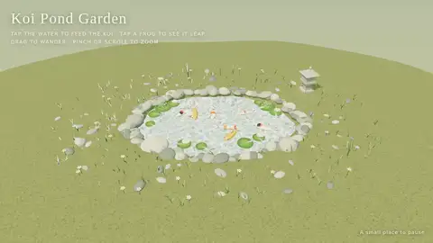 GPT-6 Sol, Raw API (one-shot): Koi Pond Garden