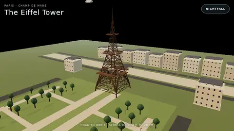 GPT-6 Luna, Raw API (one-shot): Paris Tower
