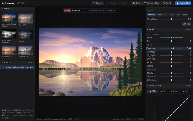 Claude Opus 5.5, Claude Code: Photo editor