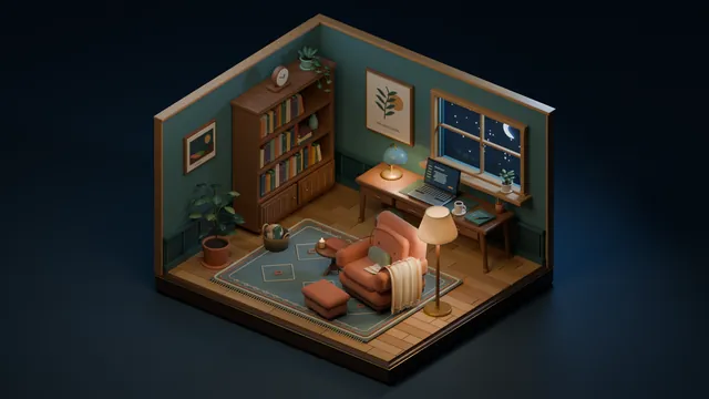 GPT-6 Astra, Codex CLI: Cosy isometric study