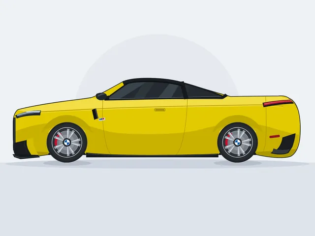 DeepSeek V4.1 Flash, dsh: BMW M4 Competition, side view (flat vector)