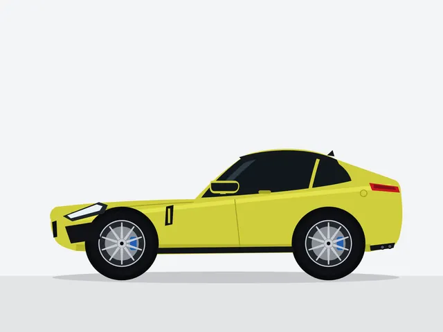 Kimi K3, Kimi Code CLI: BMW M4 Competition, side view (flat vector)