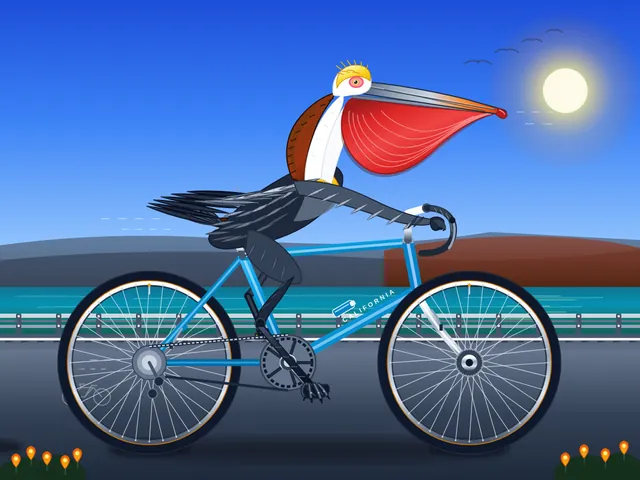 Gemini 3.8 Flash, Cline CLI: California brown pelican riding a bicycle (detailed spec)