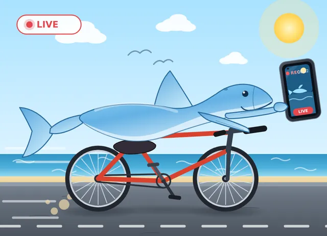 DeepSeek V4.1 Flash, Cline CLI: Dolphin vlog bicycle