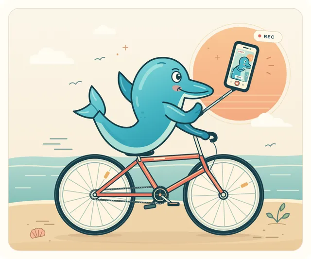 GPT-6 Astra, Codex CLI: Dolphin vlog bicycle