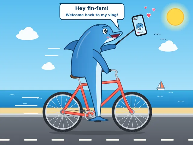 Dolphin vlog bicycle