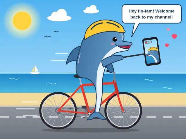 Claude Opus 5.5, Pi + skills kit: Dolphin vlog bicycle